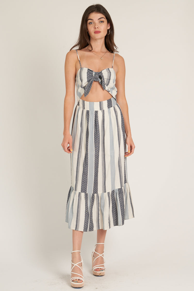 grey blue cut out midi dress Midi Dress Dark Blue Grey Dress Grey Blue Cut Out Midi Dress FARM Rio