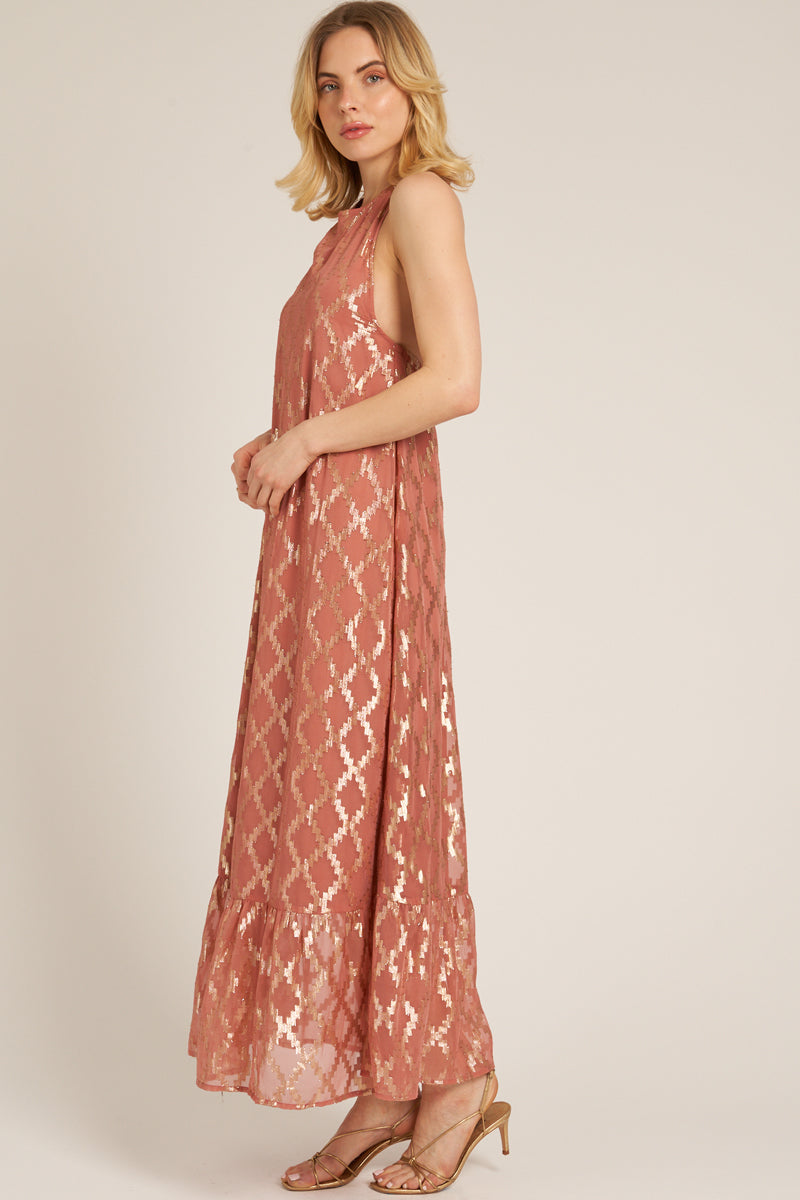 Maeve Maxi Dress M / Rosegold