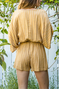 Kaia Gauze Wrap Romper