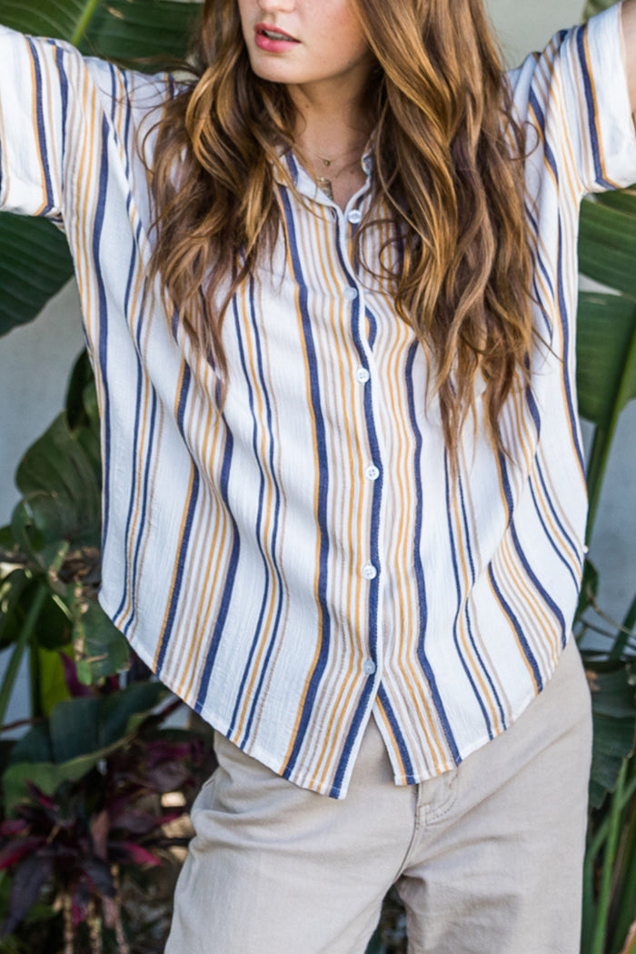 Thalia Striped Shirt