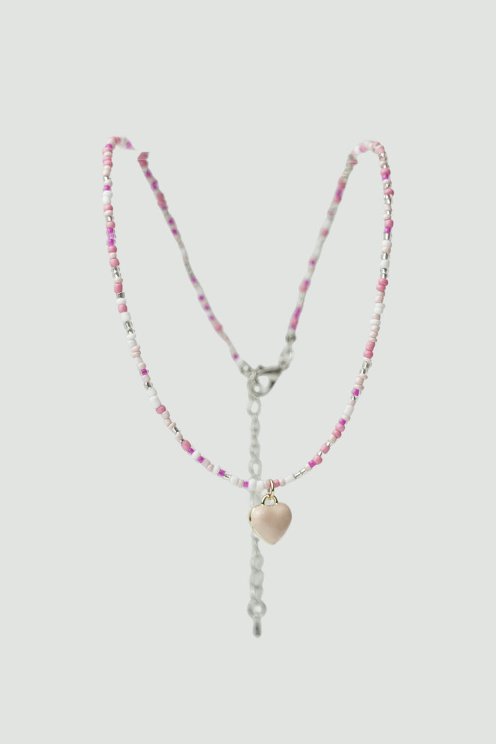 Pink Spirit Beaded Necklace