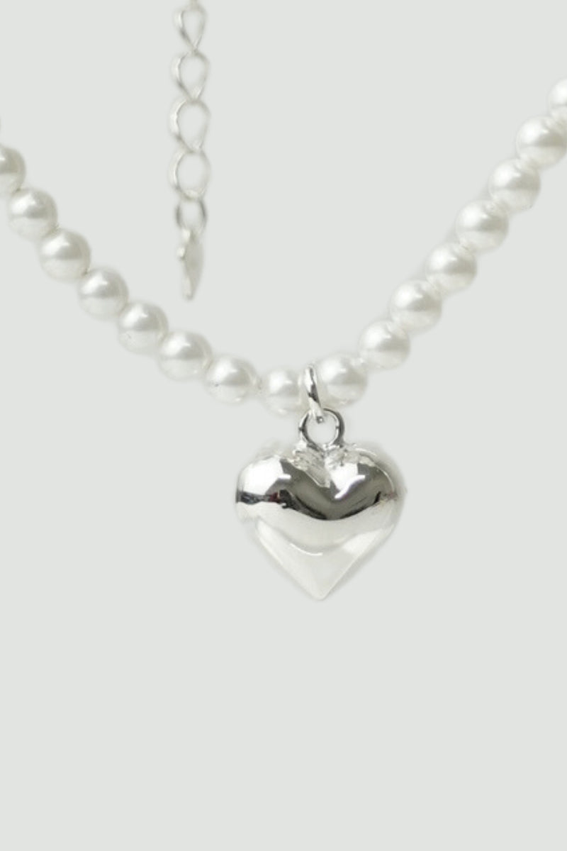 Aerin Silver Heart Necklace