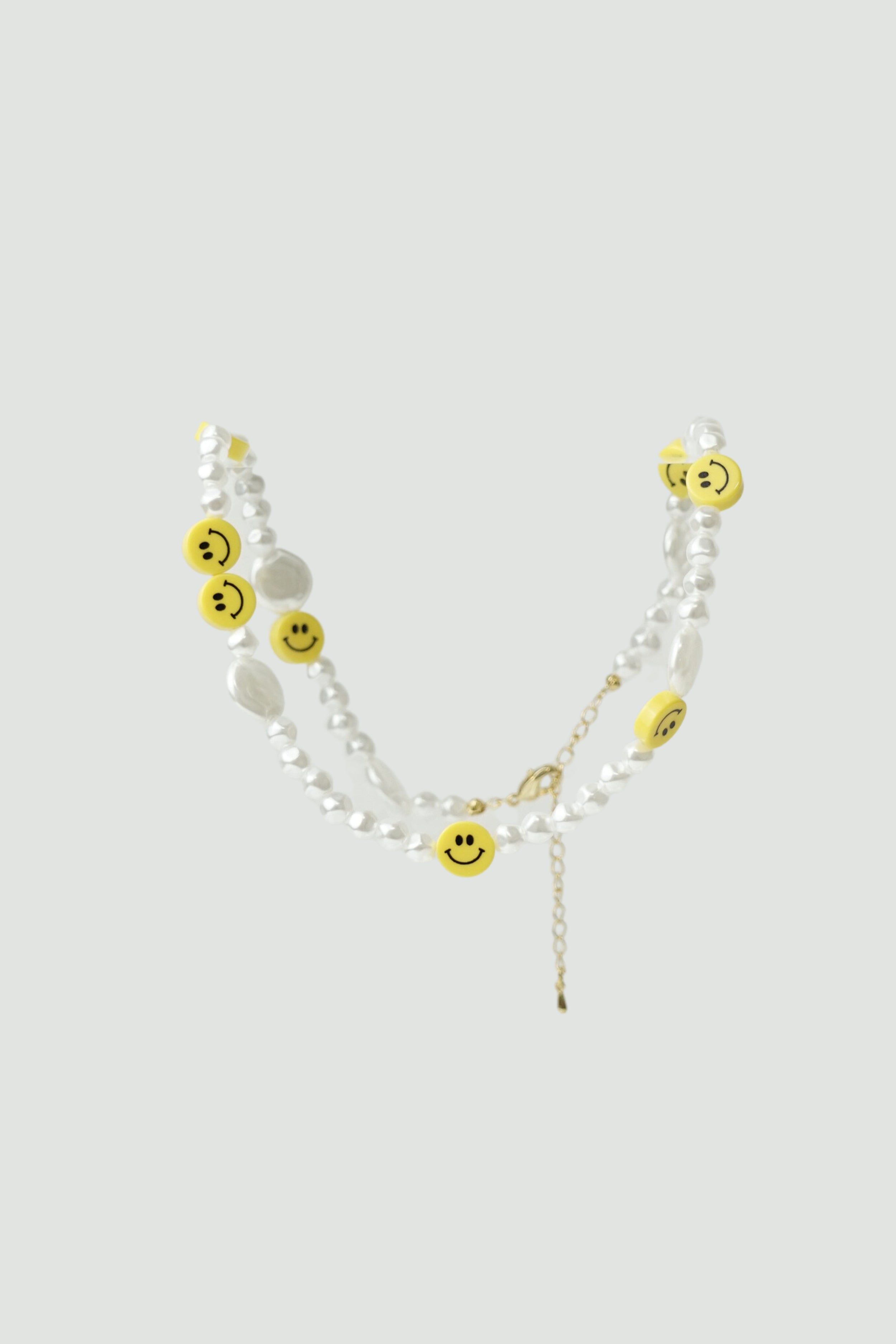 Smiley Face Pearl Choker Necklace Cute Flower Pearl India | Ubuy