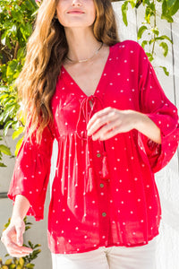 Emily Dotted Blouse