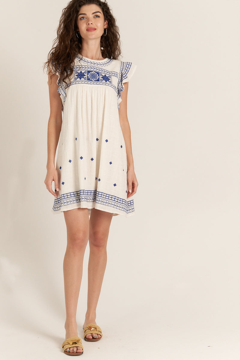 Elena Embroidery Dress