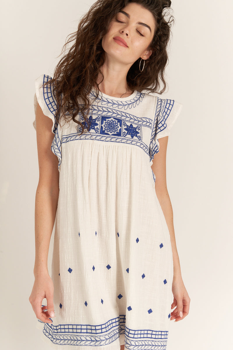 Elena Embroidery Dress