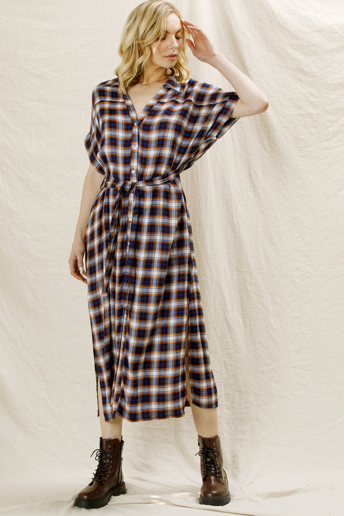 Janet Plaid Dress