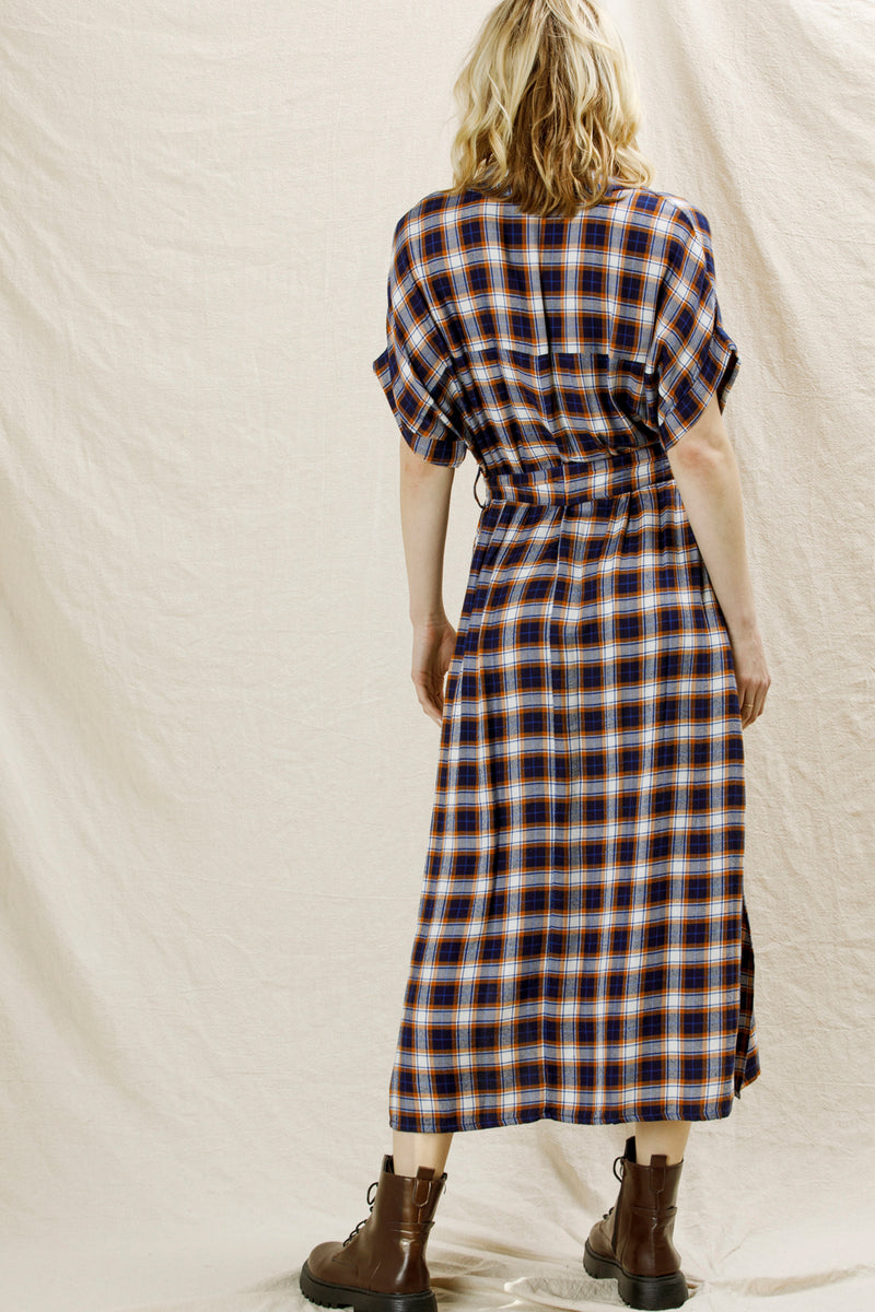 Janet Plaid Dress