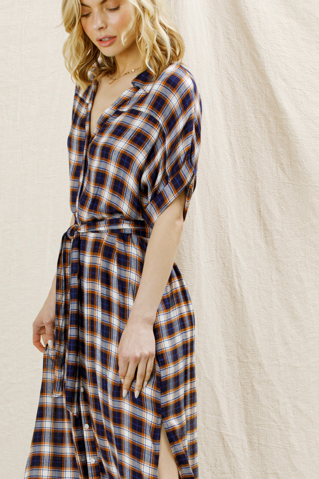 Janet Plaid Dress