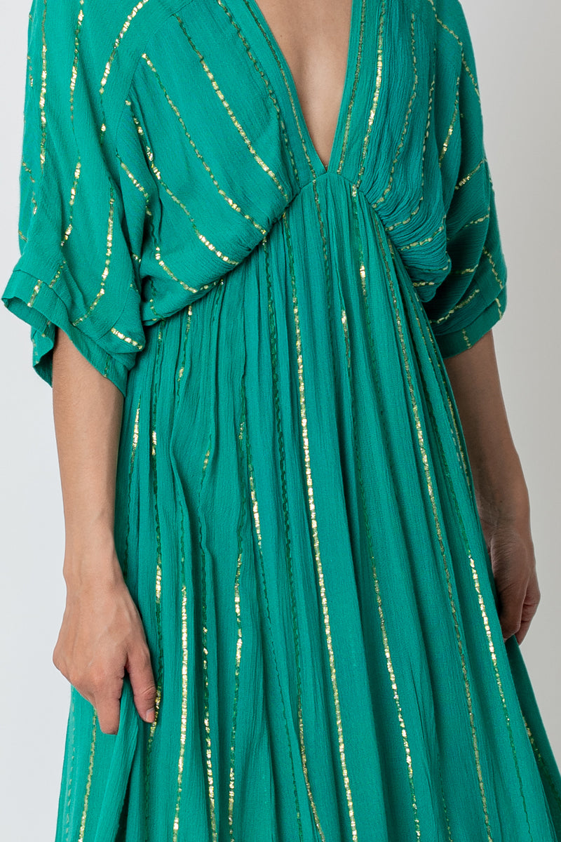 Sabrina Lurex Kimono Maxi Dress shopencreme Sabrina Lurex Kimono Maxi Dress shopencreme
