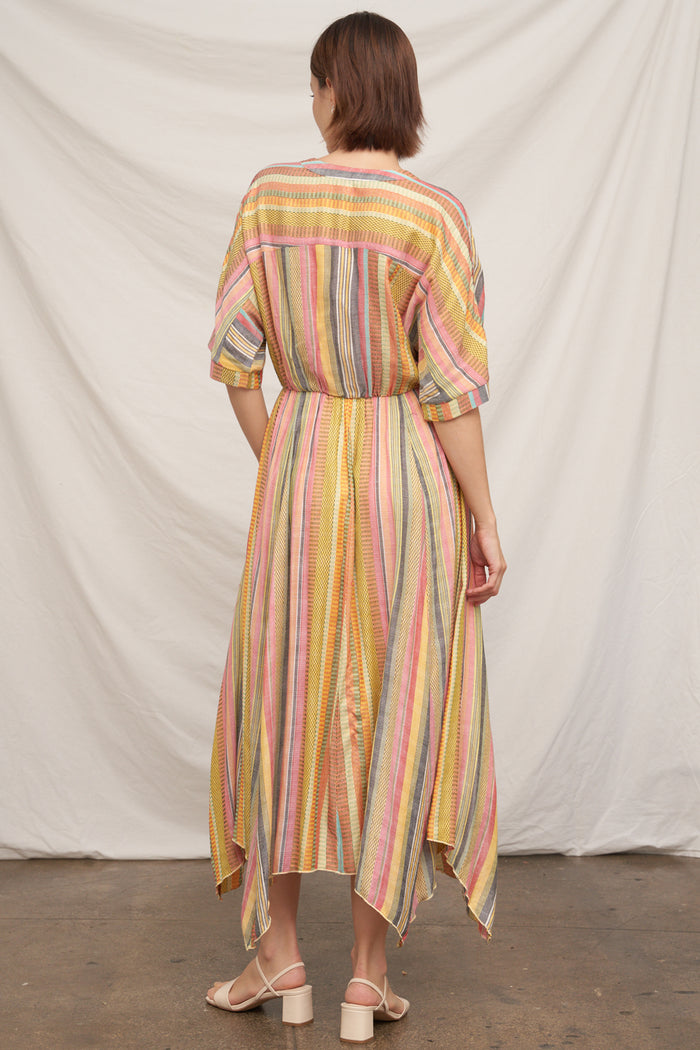 Jenny Stripe Midi Dress