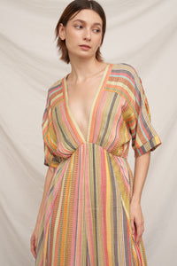 Jenny Stripe Midi Dress
