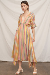 Jenny Stripe Midi Dress