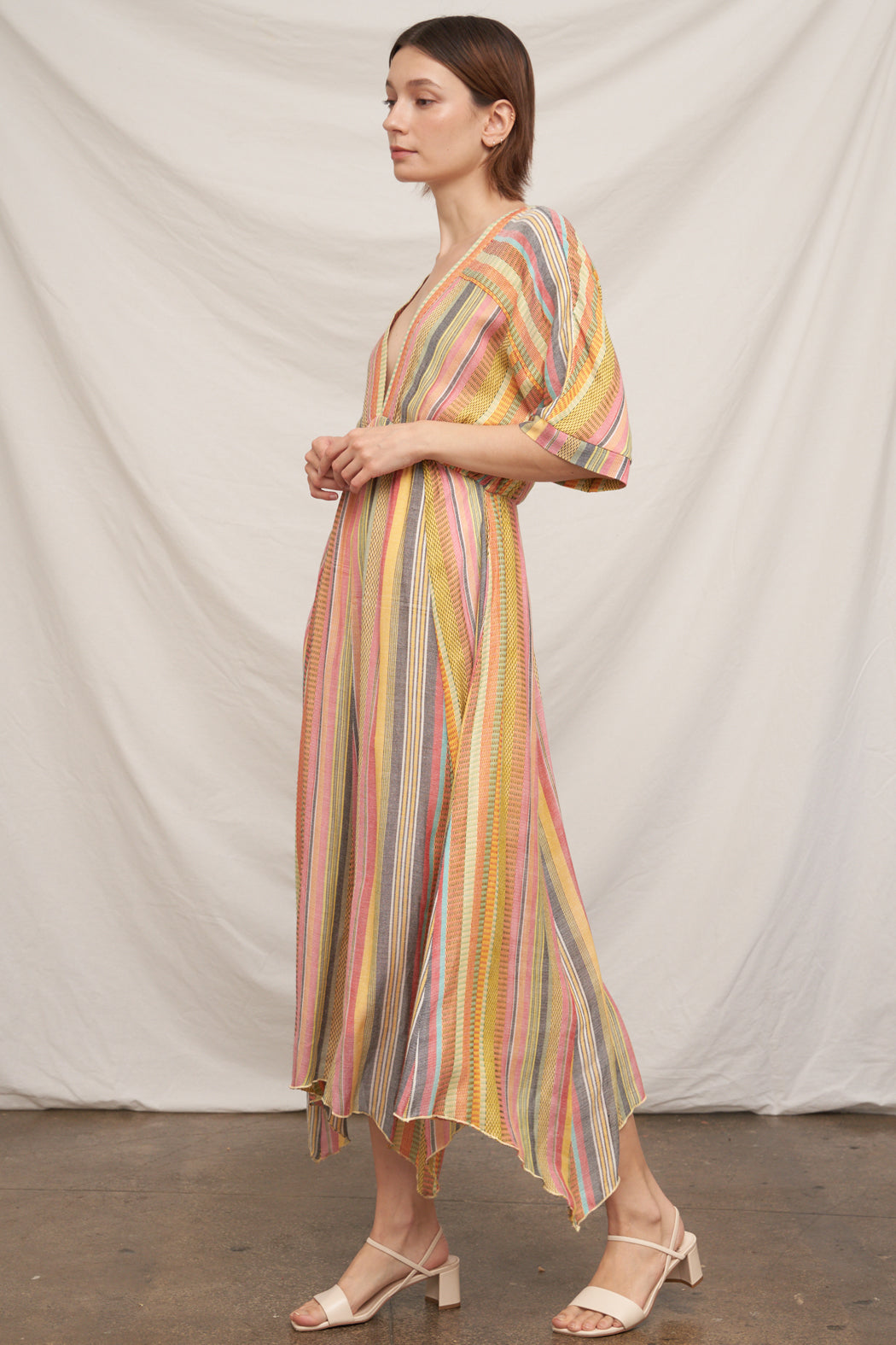 Jenny Stripe Midi Dress