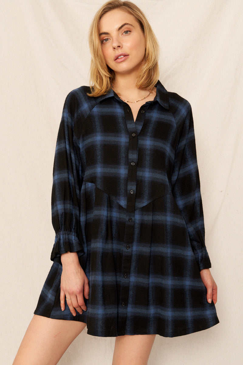 Wanderlust Plaid Mini Dress