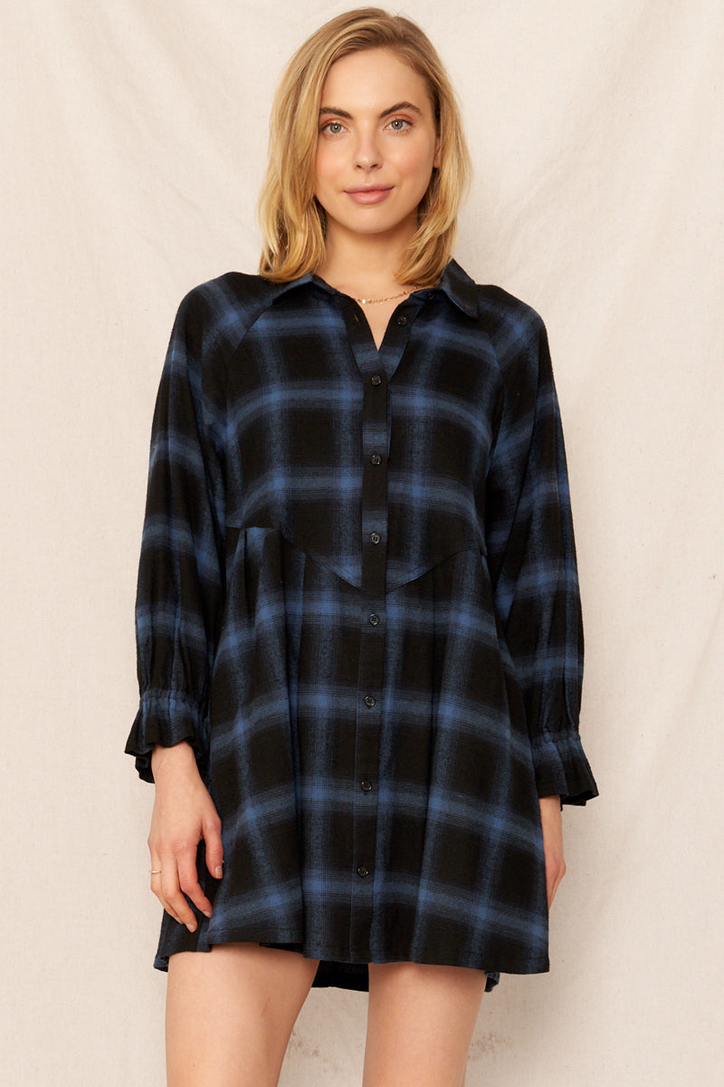 Wanderlust Plaid Mini Dress