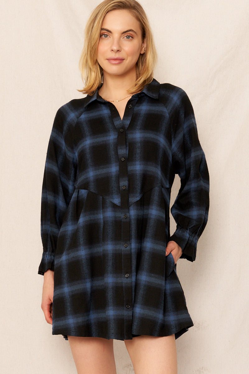 Wanderlust Plaid Mini Dress