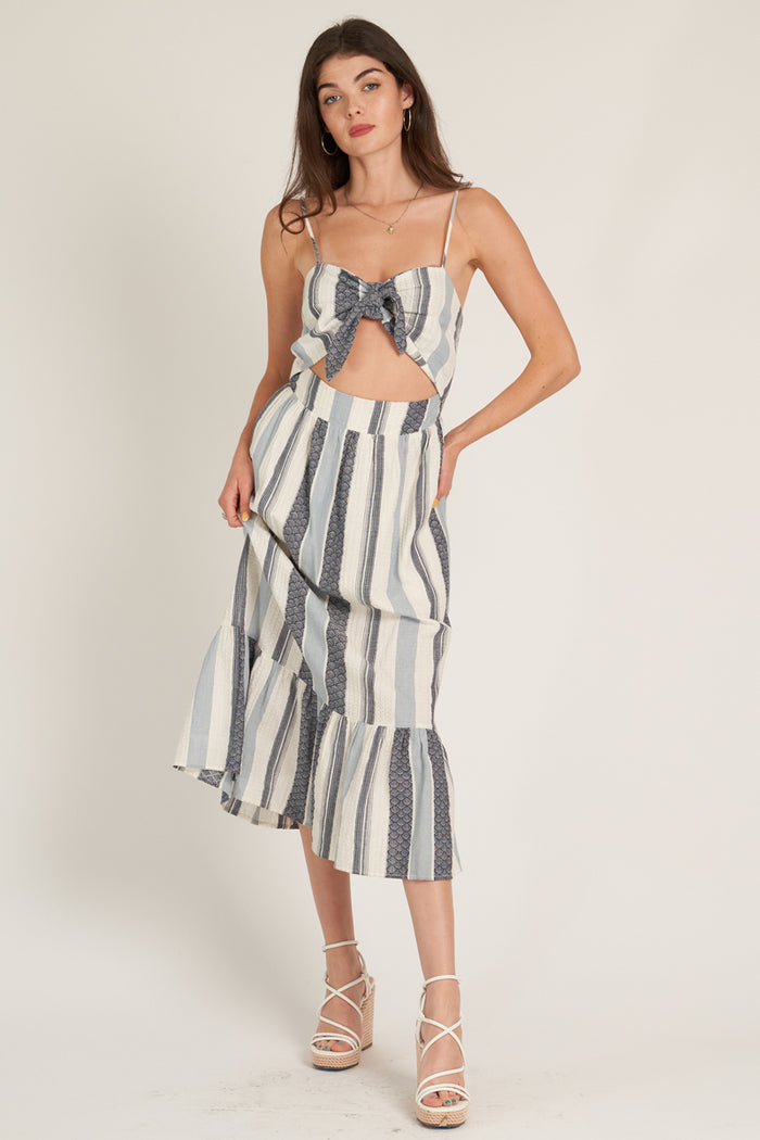 Stay Cool Cut-Out Midi Dress