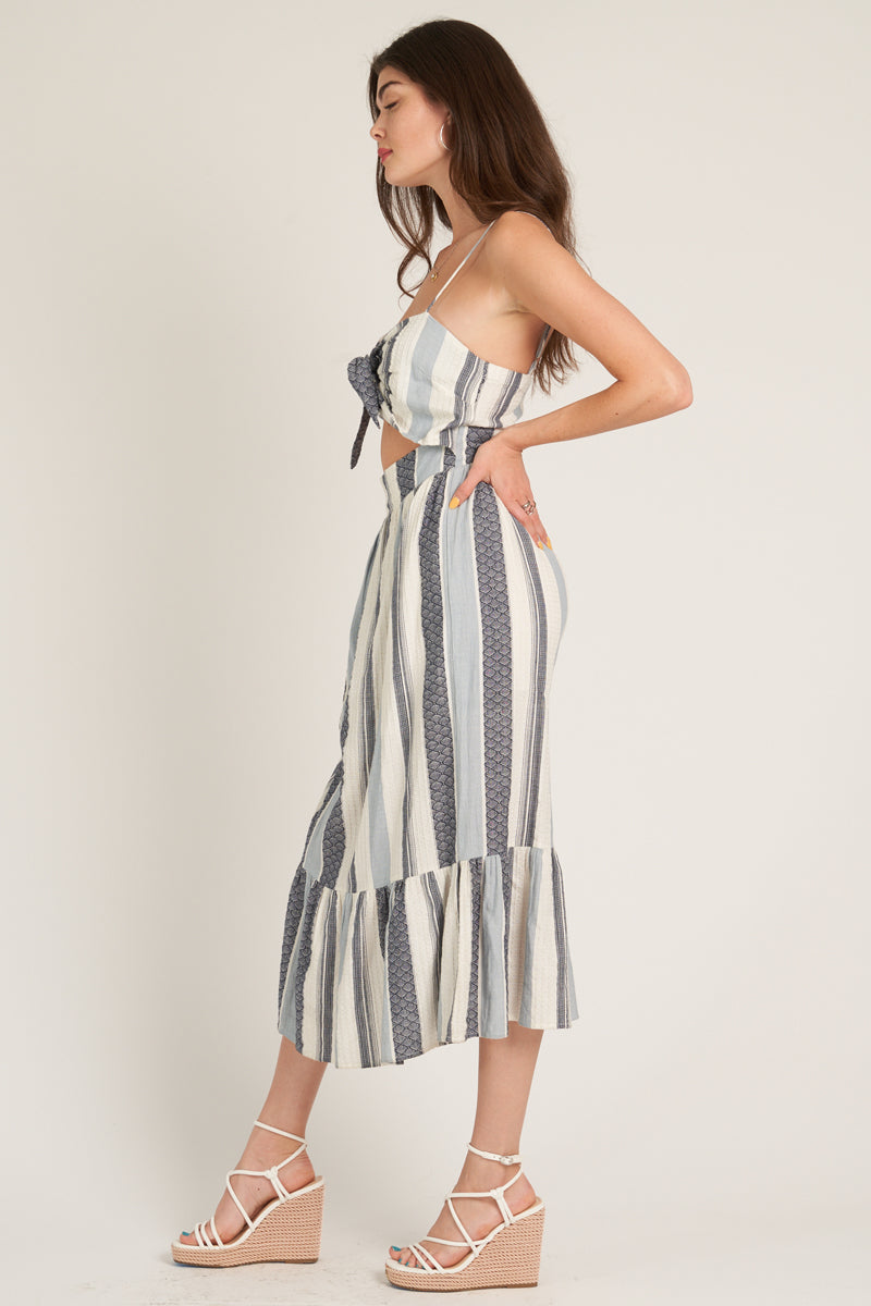 Stay Cool Cut-Out Midi Dress