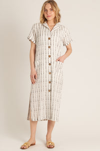 Midsummer Stripe Shirt Dress