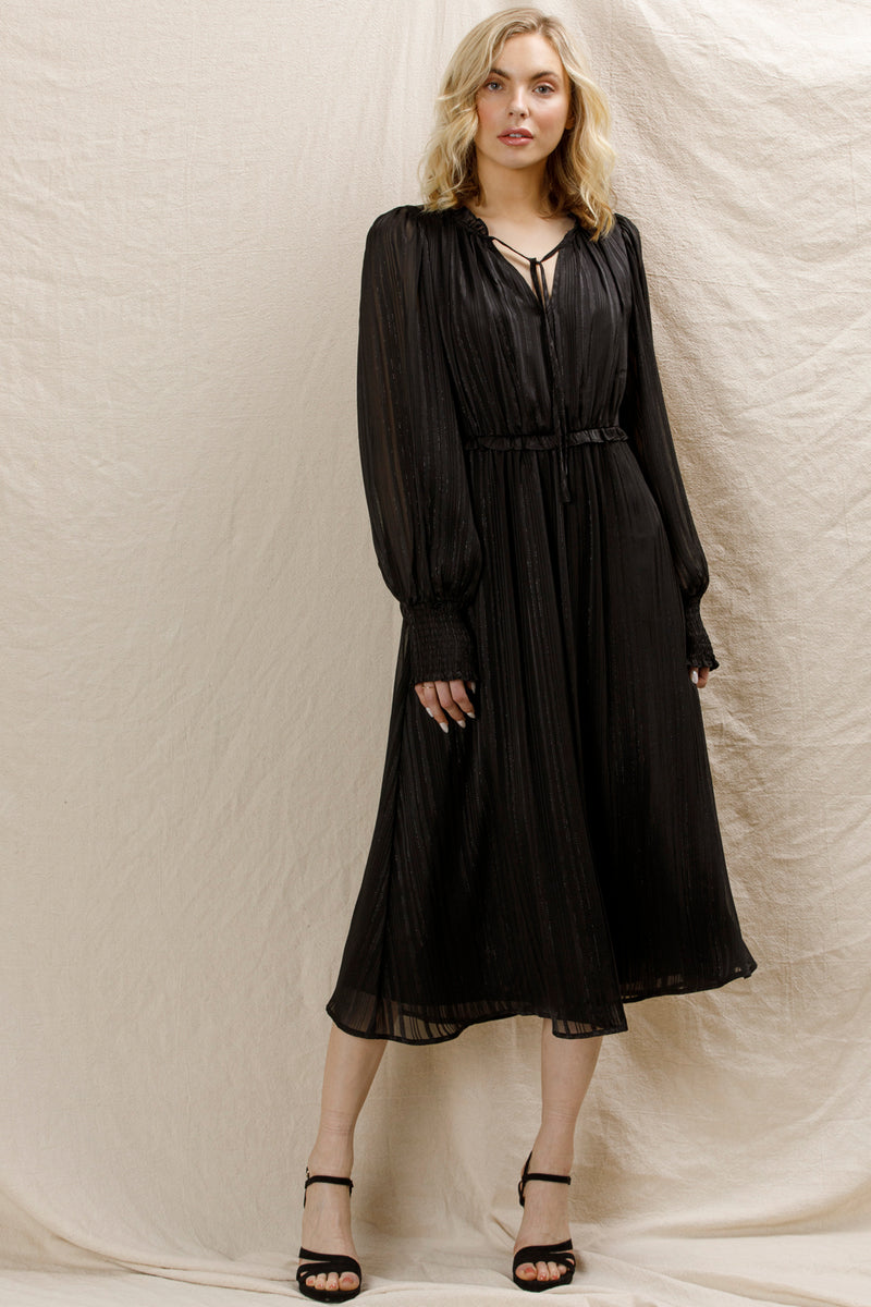 Bailey Long Sleeve Peasant Dress