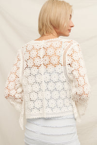 EC Ariana Crochet Cardigan