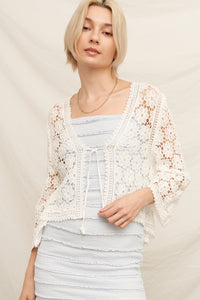 EC Ariana Crochet Cardigan