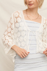 EC Ariana Crochet Cardigan