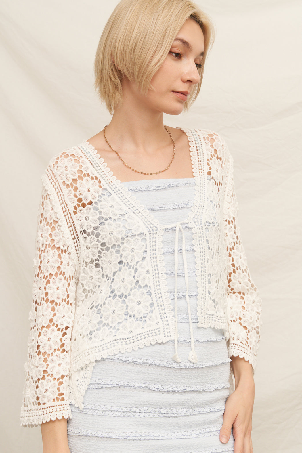 EC Ariana Crochet Cardigan