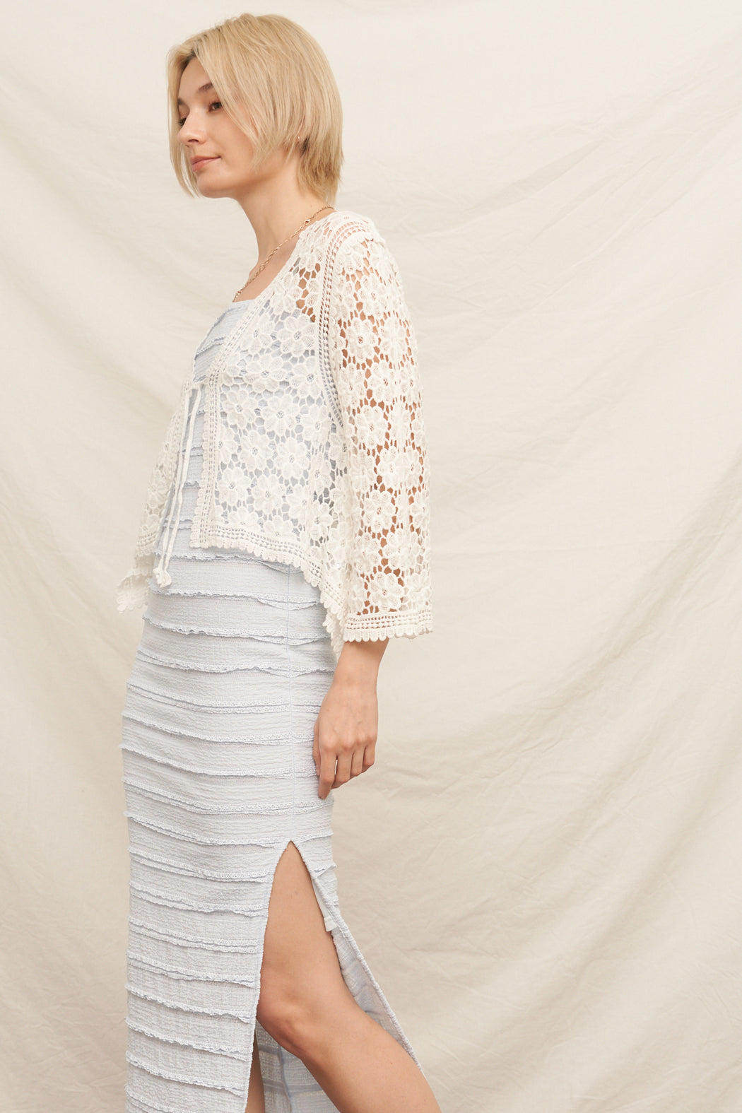 EC Ariana Crochet Cardigan