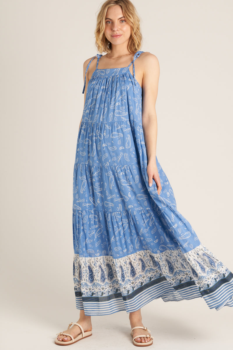 Wavy Baby Maxi Dress