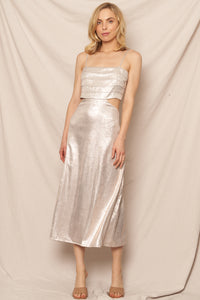 Gisele Metallic Dress