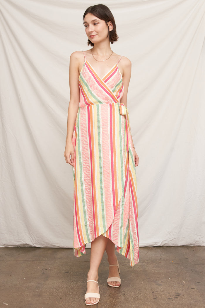 Bloom Wrap Maxi Dress