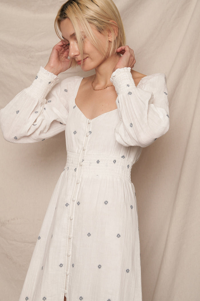 Fiona Polka Dot Maxi