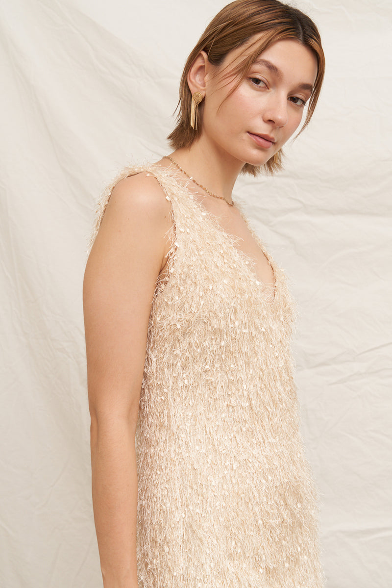 Steffie Fringe Mini Dress