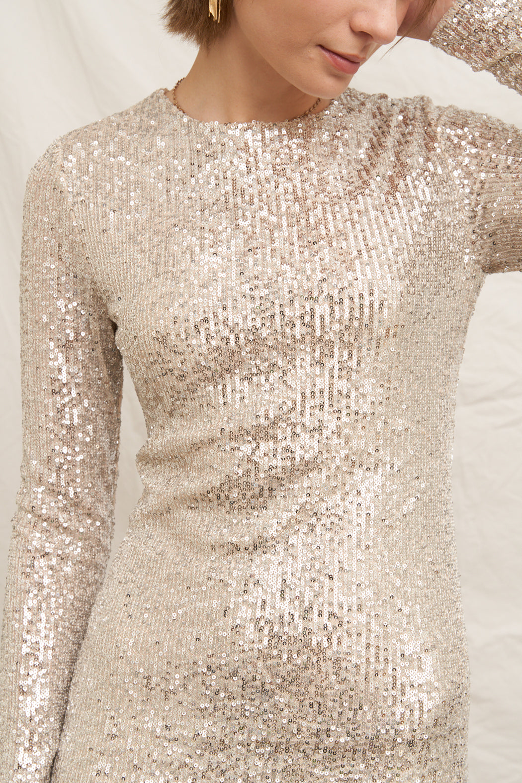 Giselle Sequin Midi Dress