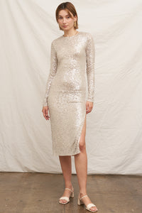 Giselle Sequin Midi Dress