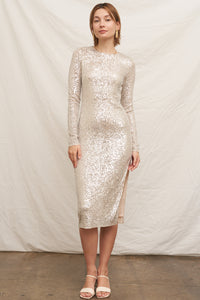 Giselle Sequin Midi Dress