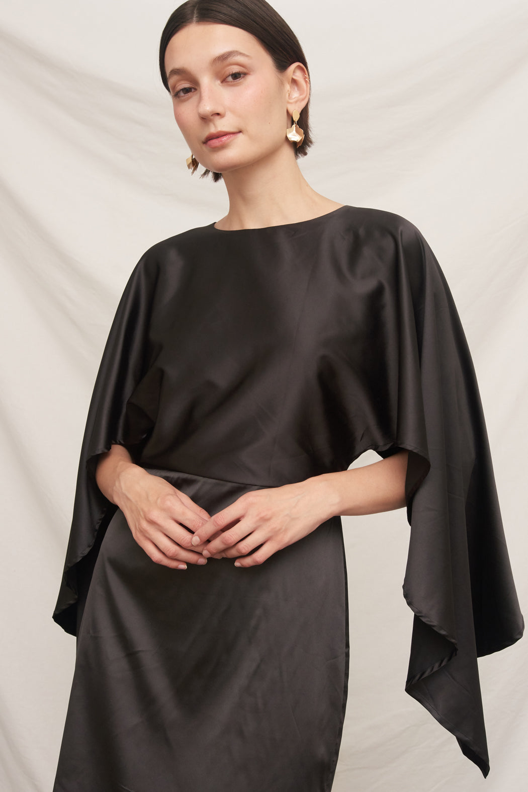 Sabine Satin Mini Dress