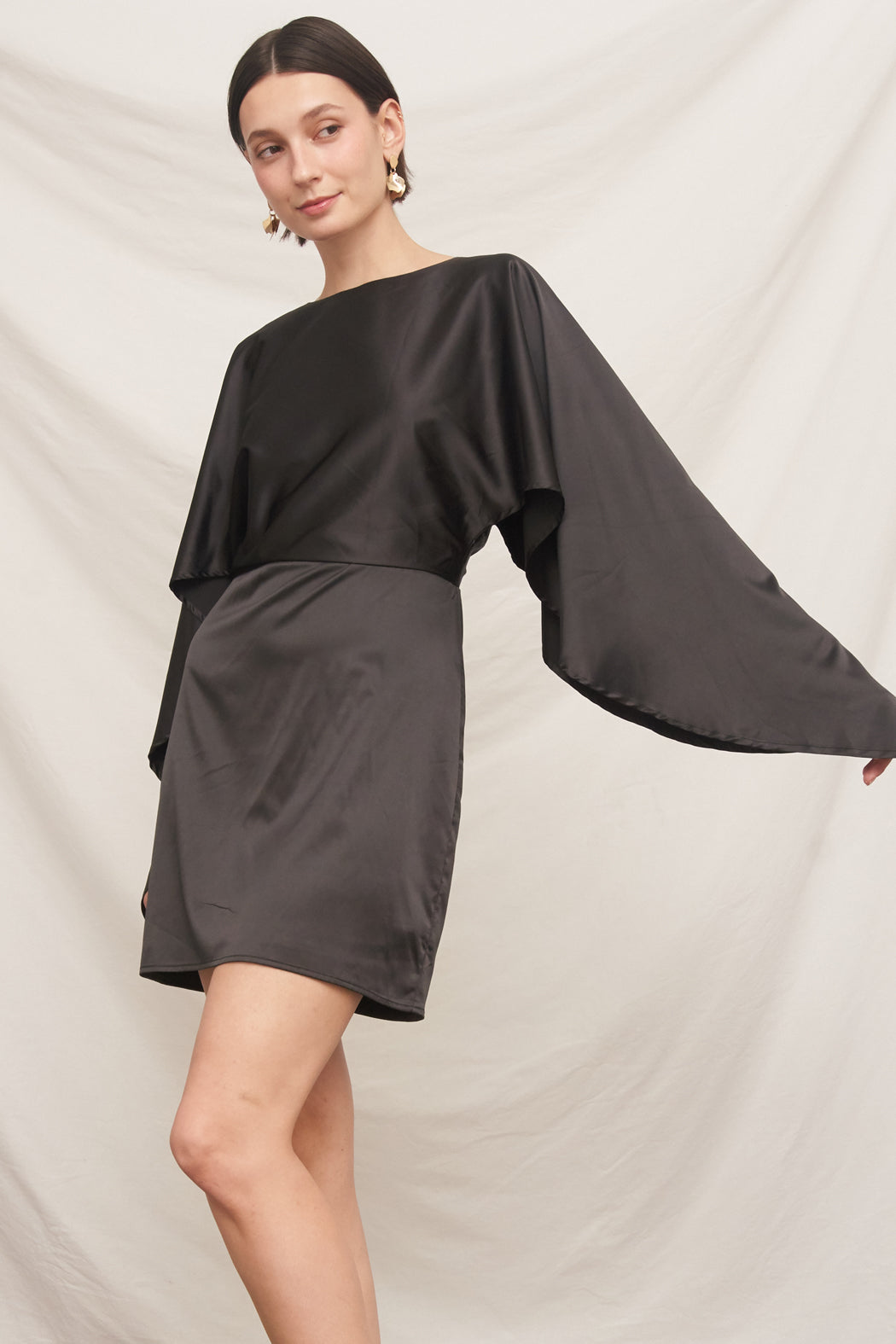 Sabine Satin Mini Dress