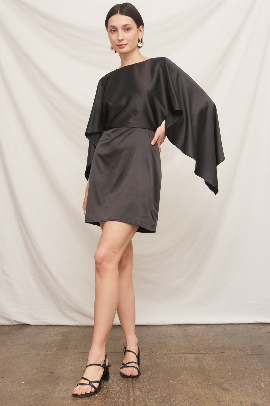 Sabine Satin Mini Dress