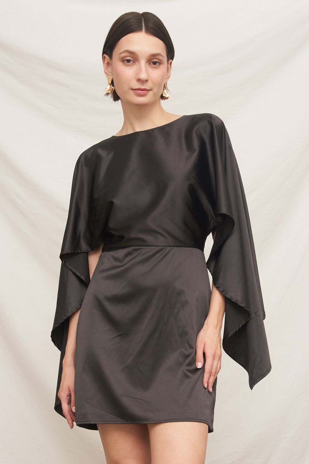 Sabine Satin Mini Dress