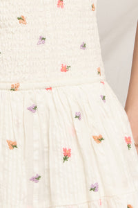 Genoa Smocked Mini Dress