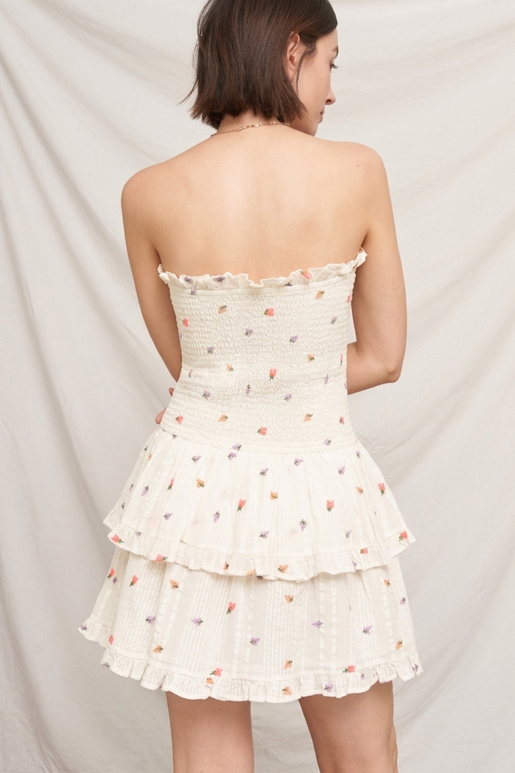 Genoa Smocked Mini Dress