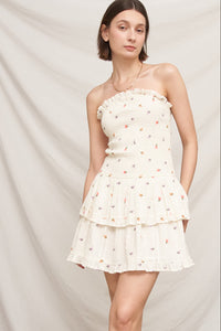 Genoa Smocked Mini Dress