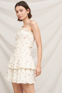 Genoa Smocked Mini Dress
