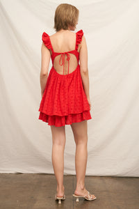 Dahlia Eyelet Mini Dress