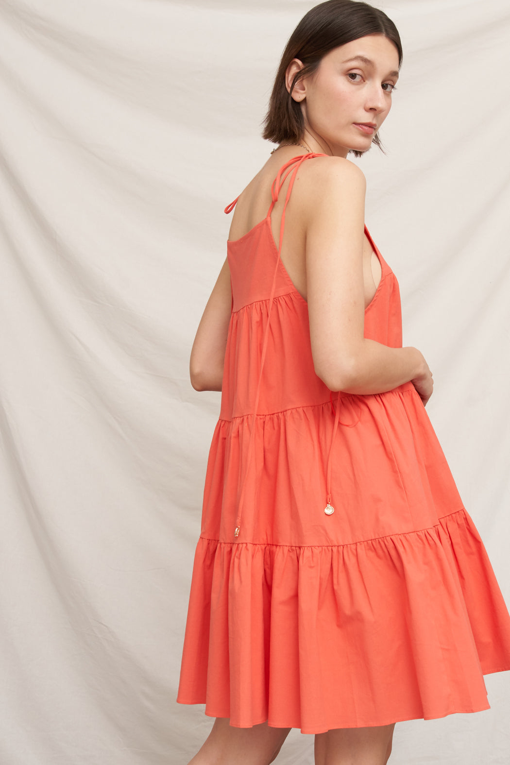Papaya Mini Dress