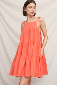 Papaya Mini Dress