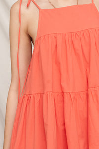Papaya Mini Dress